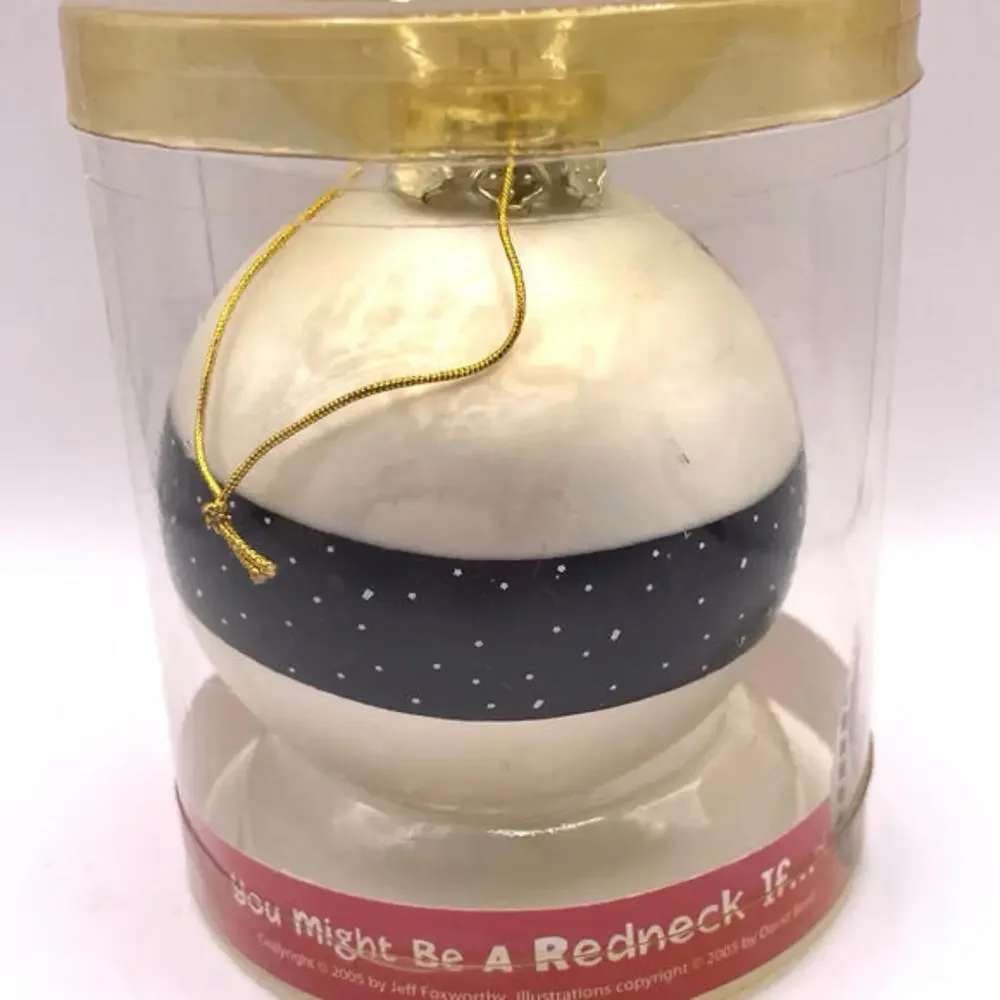 You Might Be A Redneck If Christmas Ornament‎ Jeff Foxworthy Vintage 2005